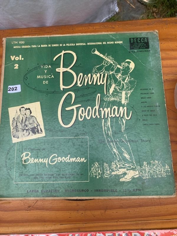 Vinilo Benny Goodman - Disco de Vinilo en Excelente Estado - imagen 3