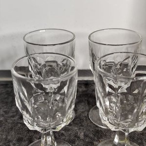 Set de 7 Copitas de Cristal Labrado Estilo Francés - imagen 4