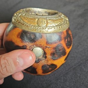 Mate Galleta con detalles en plata y oro, fecha 22/01/71 - imagen 2