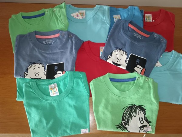 Lote de camisetas para bebés con diseños divertidos - imagen 2