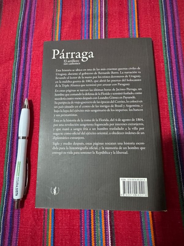 Libro Párraga, El artillero sin cañones de Heraclio Labandera - imagen 2
