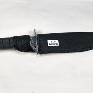 Bastón Retráctil de Metal con Mango Negro y Estuche - imagen 1