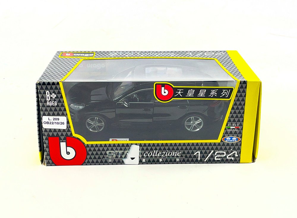 Auto a Escala Burago Porsche Macan Turbo 1/24 Negro