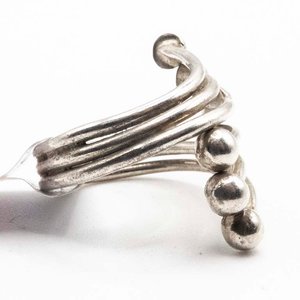 Anillo de Plata con Bolitas - imagen 2