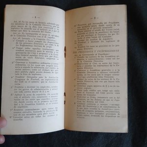 Folleto Antiguo "Proyecto de Reformas a los Estatutos del Club Nacional de Football" - Imprenta Echecoin & Cía. - imagen 6