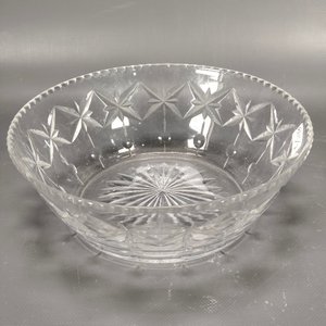 Centro de Mesa de Cristal Hialino con Diseños Tallados - imagen 1