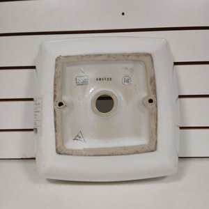 Pileta de Baño de Apoyo Olmos "Baltico" en Loza Blanca - imagen 2