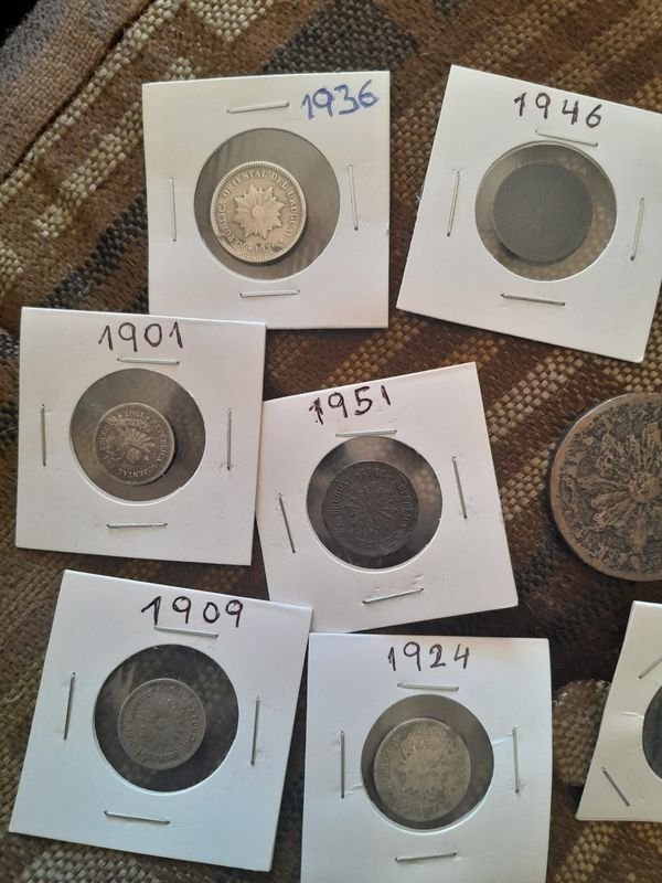 Lote de monedas uruguayas originales para coleccionistas - imagen 7