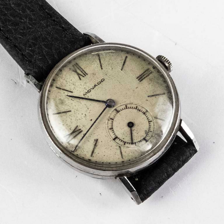 Reloj Movado con malla de cuero para la venta - imagen 1