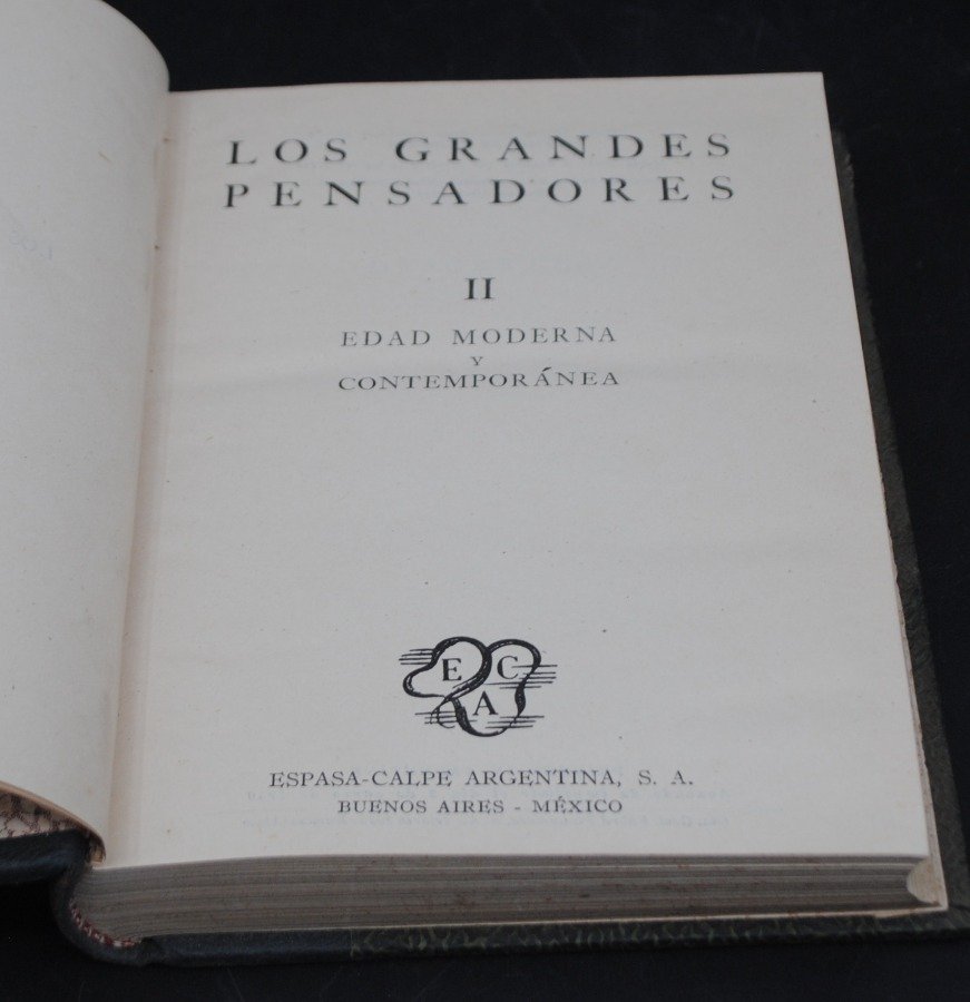 Libro de pensadores modernos y contemporáneos - imagen 3
