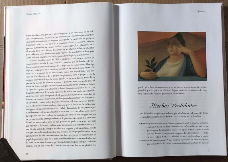 Libro de Isabel Allende - AFRODITA. Cuentos, Recetas y Otros Afrodisiacos. - imagen 3