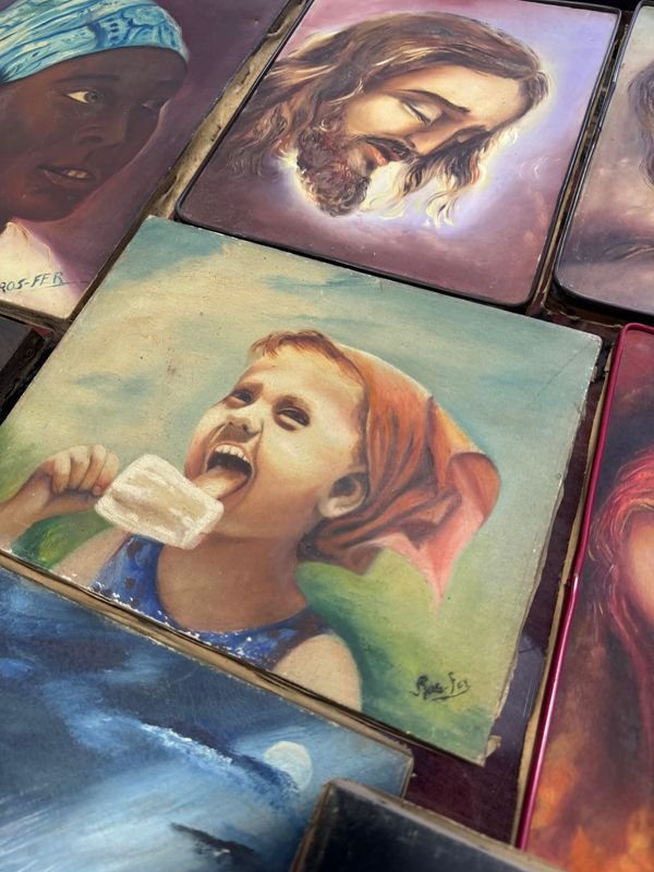 Colección de 12 óleos en bastidor firmados - imagen 6