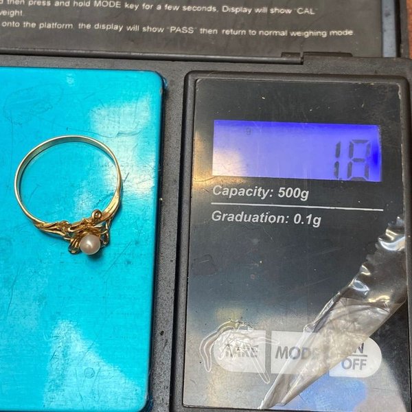 Anillo de Oro con Perla de Calidad - imagen 6