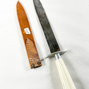 Facon Antiguo con Vaina de Cuero - Hoja de 27 cm - imagen 3