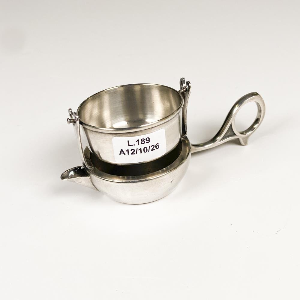 Colador de té antiguo de metal Eberle