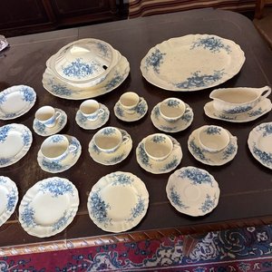 Juego de Porcelana Inglesa J&G Meakin Caledonia Floral Azul - imagen 42