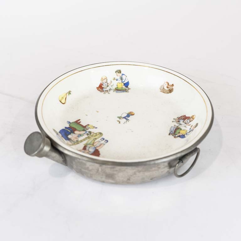 Lote anterior: Plato termico de metal y loza  - Medidas: 19cm 