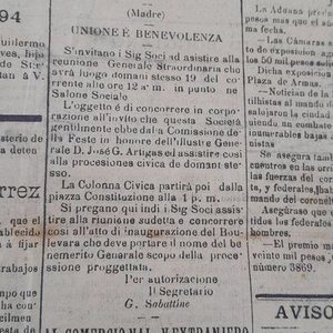 Diario "El Paysandú" del 18 de Julio de 1894: Contenido sobre Artigas y comentario inédito de su hija - imagen 10