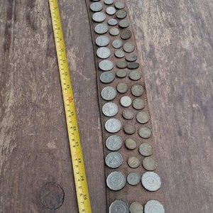 Cinto de Cuero con Monedas Antiguas - imagen 2