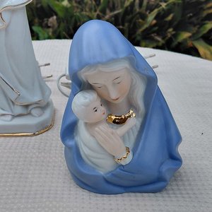 Lote de 3 Veladoras de la Virgen María con el Niño Jesús - imagen 3