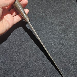 Cuchillo antiguo Solingen NGO con cabo original - imagen 5