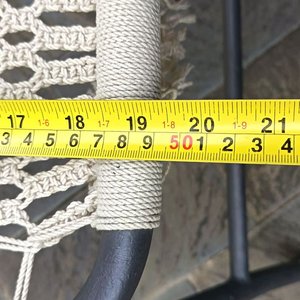 Silla Reposera Plegable Artesanal con Tejido Macramé - imagen 5