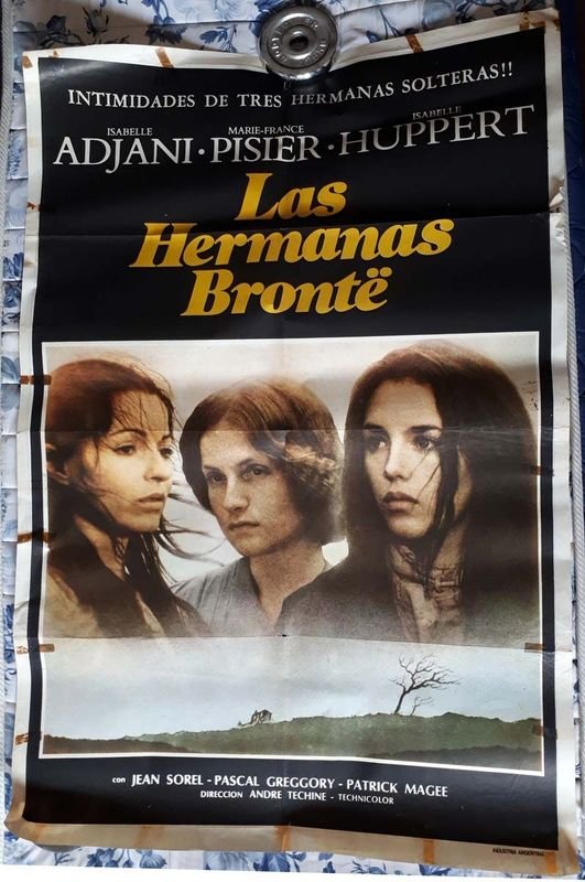 Poster Original "Las Hermanas Brontë" (1979) con Isabelle Adjani, Marie-France Pisier, Isabelle Huppert