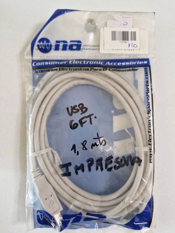 Lote anterior: Cable Impresora USB de 1.8 metros