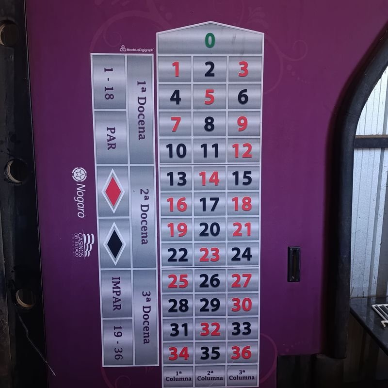 Tapa de mesa de ruleta violeta - Parte larga a la derecha - imagen 3