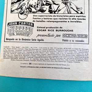 Lote de 4 Revistas Tarzán "Serie Águila" de Editorial Novaro (Años 70) - imagen 5