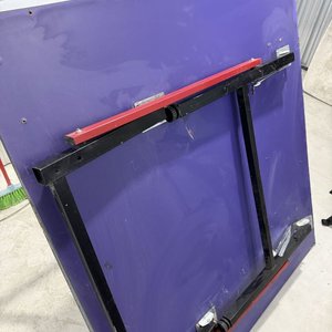 Mesa de Ping Pong Plegable Azul con Patas Desmontables - imagen 11