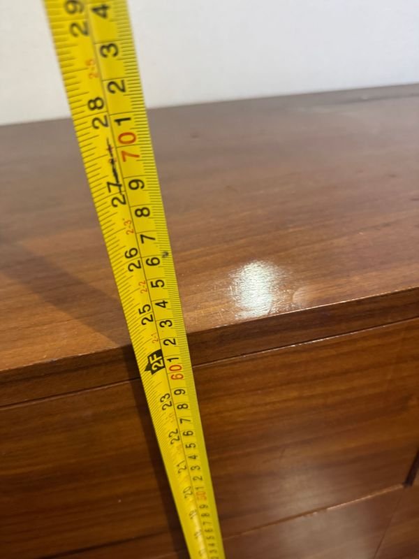 Cajonera horizontal de madera Mid-century de excelente calidad - imagen 7