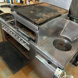 Cocina Industrial Acero Inoxidable con Plancha y Horno - imagen 8