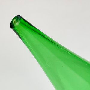 Decantador de Vidrio Verde para Vino con Tapón de Corcho - imagen 4