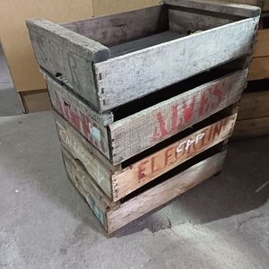 Lote de 12 Cajones de Madera Rústicos para Almacenamiento o Decoración - imagen 2