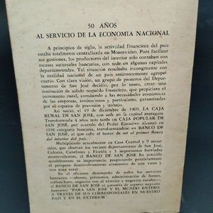 Libro "La Patria a través de las Monedas" - Cincuentenario Banco de San José 1959 - imagen 4