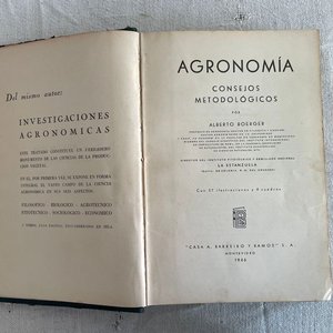 Libro de Agronomía de Alberto Boerger, dedicado y firmado en 1948 - imagen 13