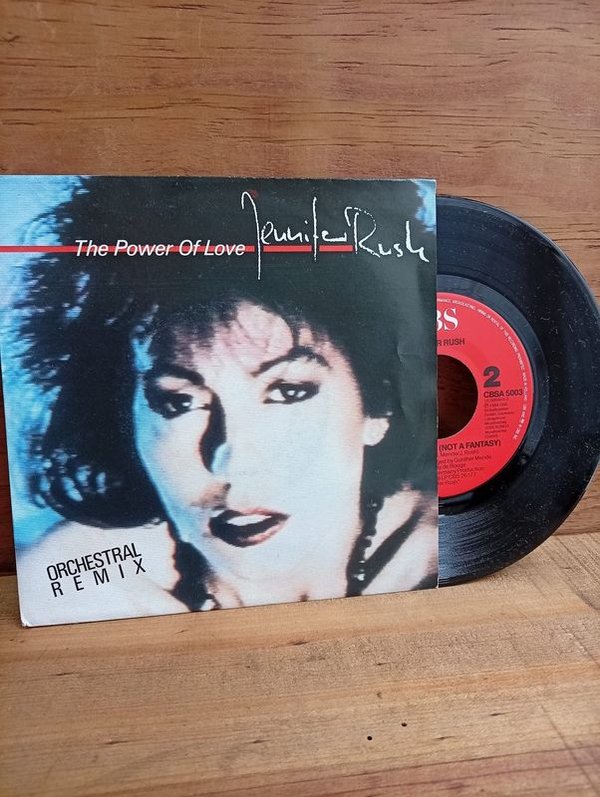 Disco Simple Jennifer Rush "The Power of Love" 1984 Holanda