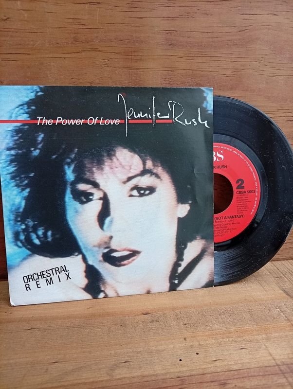 Disco Simple Jennifer Rush "The Power of Love" 1984 Holanda