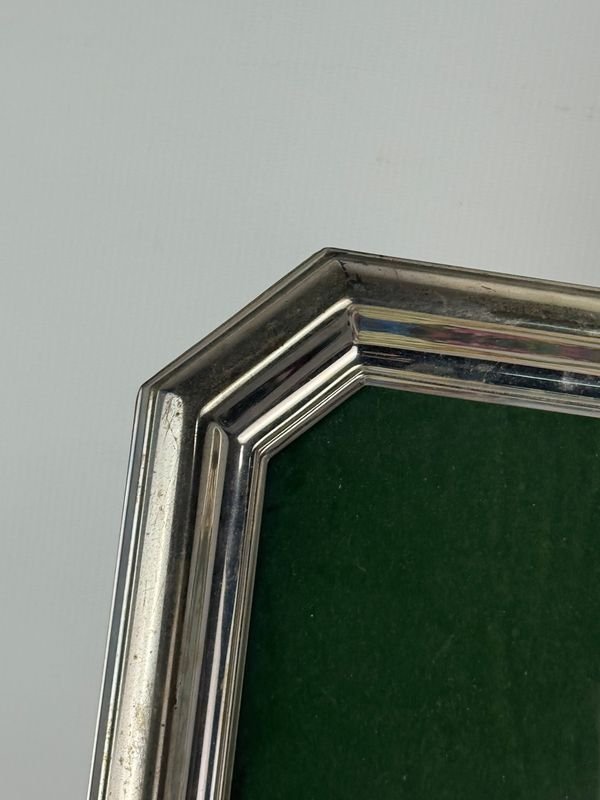Colección de 5 abanicos con marco de plata y tejido verde - imagen 10