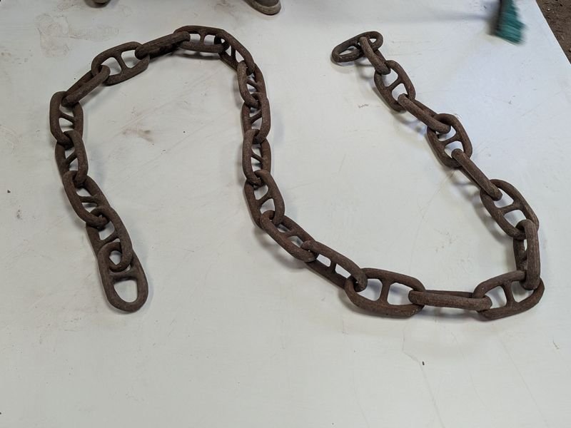 Lote anterior: Cadena de barco en ocho con eslabón de 17cm