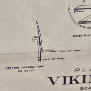 Plano de Barco Vikingo "Blue Jacket Ship Crafters" N°20 Enmarcado - imagen 4
