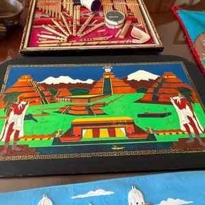 Conjunto de Trabajos Textiles y Artesanías Decorativas de Ecuador y Latinoamérica - imagen 6