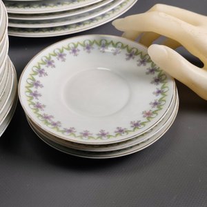 Conjunto de 42 piezas de porcelana Limoges: platos hondos, llanos, medianos y chicos - imagen 3