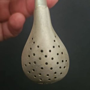 Bombilla Curva de Plata y Oro para Mate - imagen 6