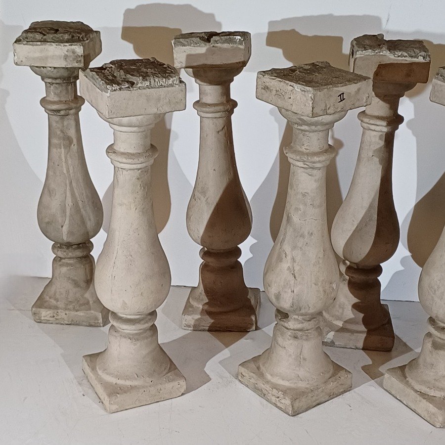 Lotes de nueve balaustras de concreto - imagen 3