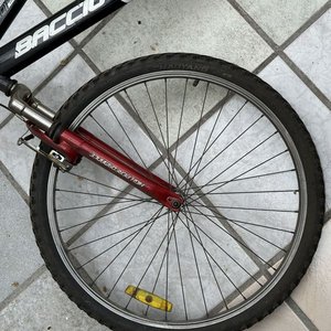 Bicicleta de Montaña Baccio Flash Rodado 26 Roja y Negra - imagen 8