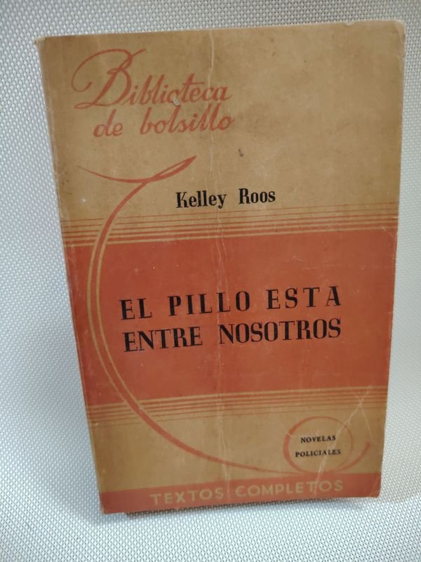 Lote siguiente: Libro de novela policial con cubierta en buen estado