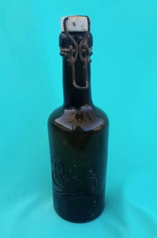Antigua botella de refrescos 'Bilz' en porcelana - imagen 9