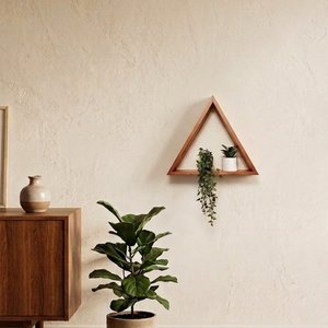 Estante Triangular de Pared en Madera de Pino - imagen 2